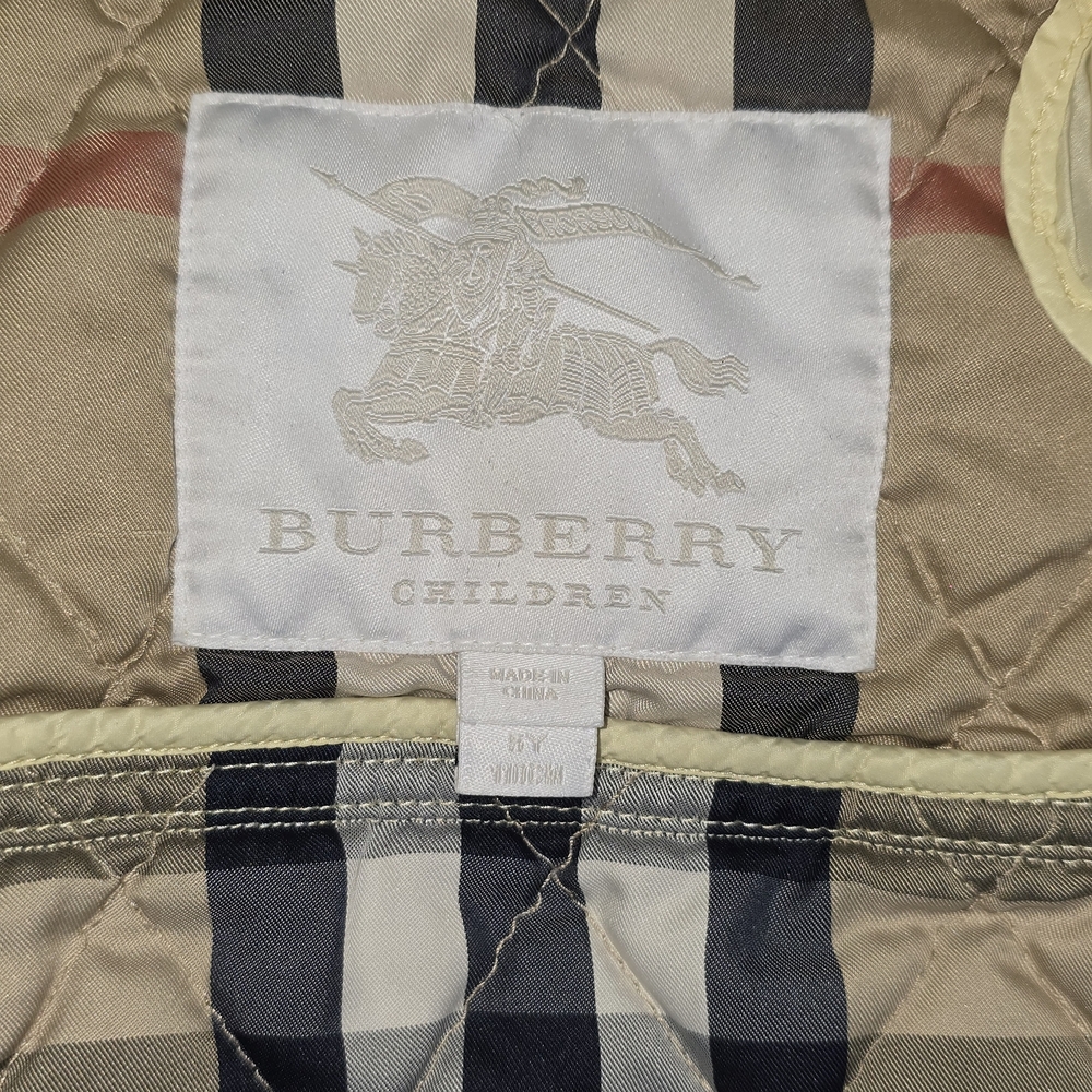 Burberry Children Diamond Quilted Jacket Nova Check Lined 100 / 56 Size - Picture 3 of 16